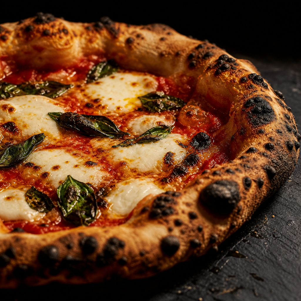 Wood-fired pizza